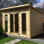 Contemporary Pent Summerhouse Contemporary Pent Summerhouse