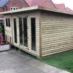 Contemporary Pent Summerhouse Contemporary Pent Summerhouse
