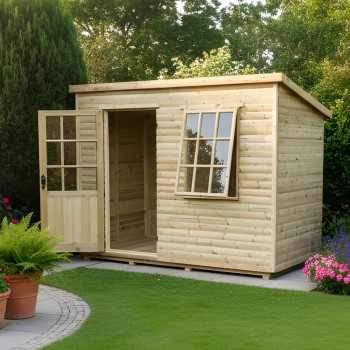 Georgian Pent Shed