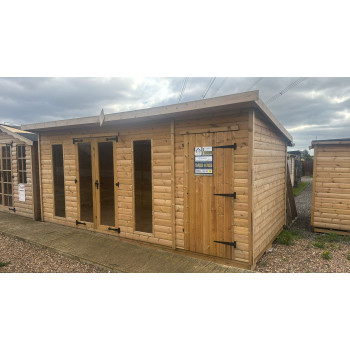 ** Ex Display ** 16 x 8 Combi Summerhouse