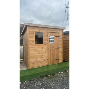 ** Ex Display ** 7 x 5 Shiplap Pent Shed