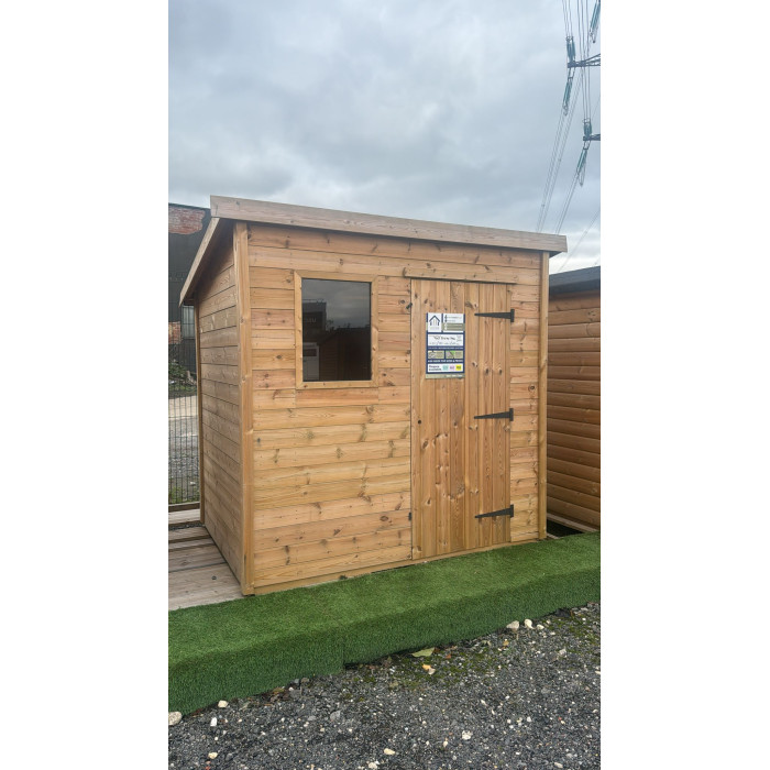 ** Ex Display ** 7 x 5 Shiplap Pent Shed ** Ex Display ** 7 x 5 Shiplap Pent Shed