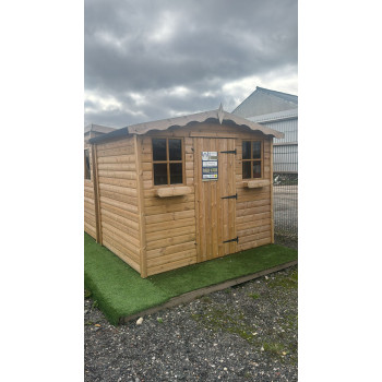 ** Ex Display ** 8 x 6 Loglap Hobby House Shed
