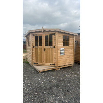 ** Ex Display ** 8 x 8 Amelia Corner Shed