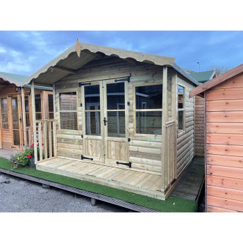 ** SALE ** 10×6 + 2ft Verandah Ashford Was £2899 Now £1995